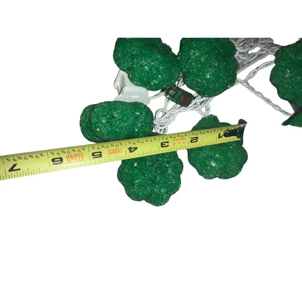 St Patrick's Day Green Shamrock String of 10 Lights